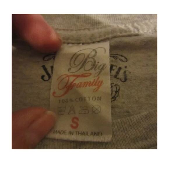 Jack Daniel’s Tennessee Whiskey Graphic Tee Gray Vintage Style T-Shirt Size S - Picture 5 of 7